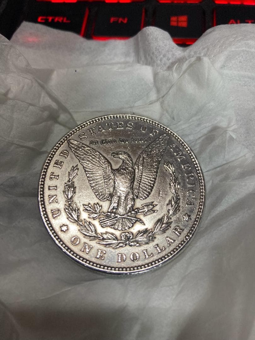 1898年 米ドル 99.9% シルバー  本物