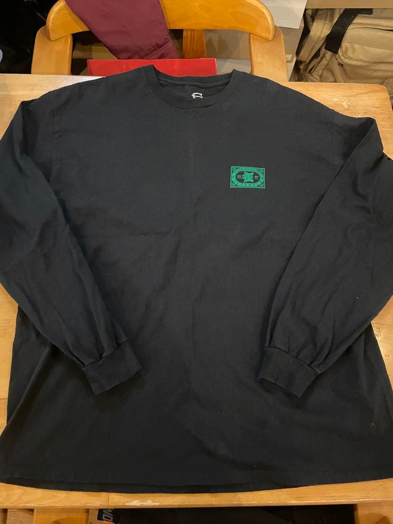 デカサイ Evisen Skateboards ロンT XL ブラック