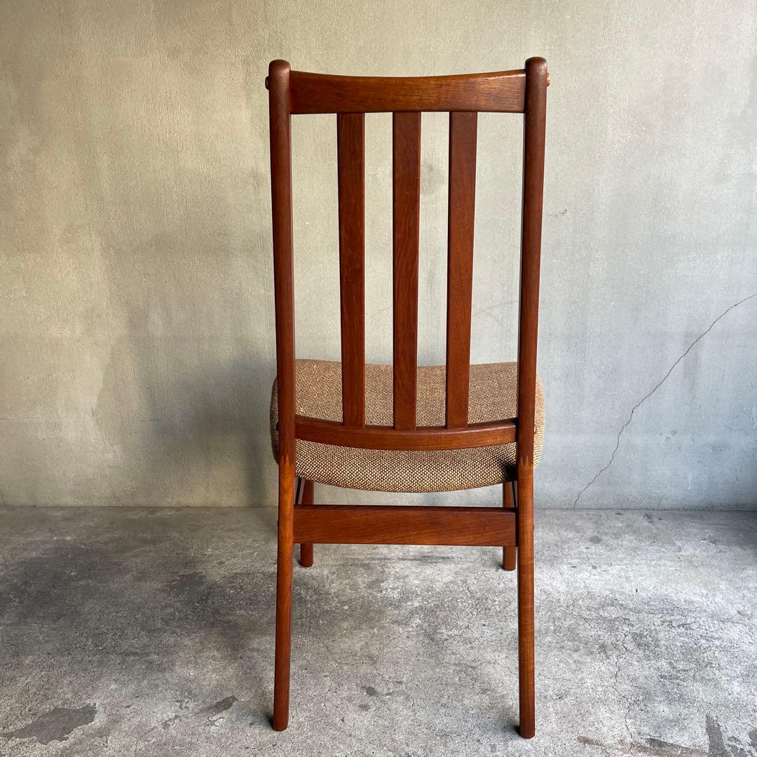北欧デンマーク　チーク ハイバックチェア オールドヴィンテージ