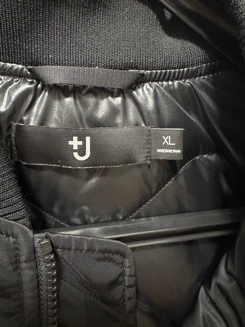UNIQLO【＋J】 ハイブリッドダウンオーバーサイズMA-1 ブラック　XL