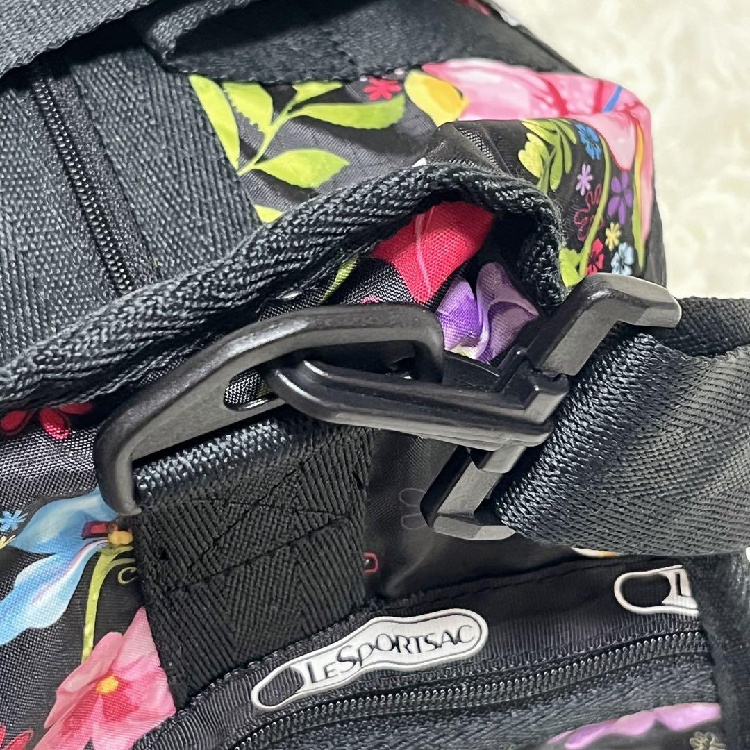 ⭐︎ハワイ限定⭐︎ レスポートサック ボストン ショルダー 2way ポーチ 鍵 花