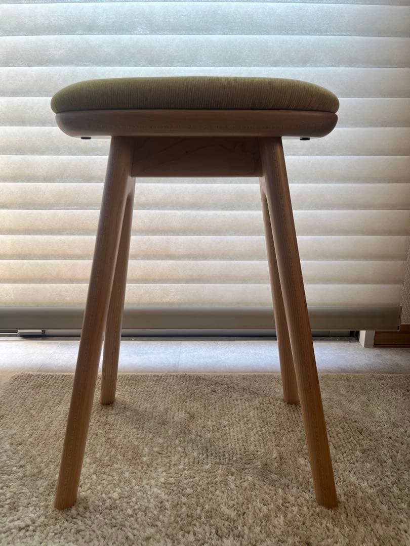 ナガノインテリア　木製スツール 【美品】