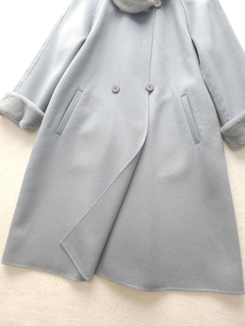 訳有り kimizima 高級ロングコート PIACENZA総カシミヤ 36万