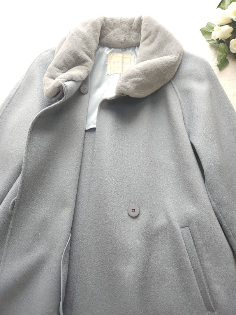 訳有り kimizima 高級ロングコート PIACENZA総カシミヤ 36万