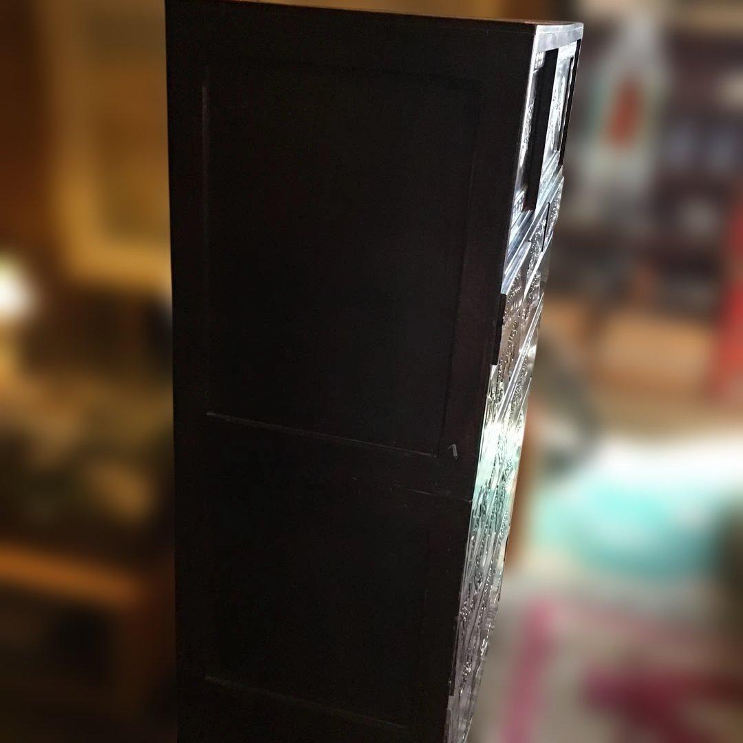 アンティーク軽井沢彫り　箪笥　収納　家具　3段