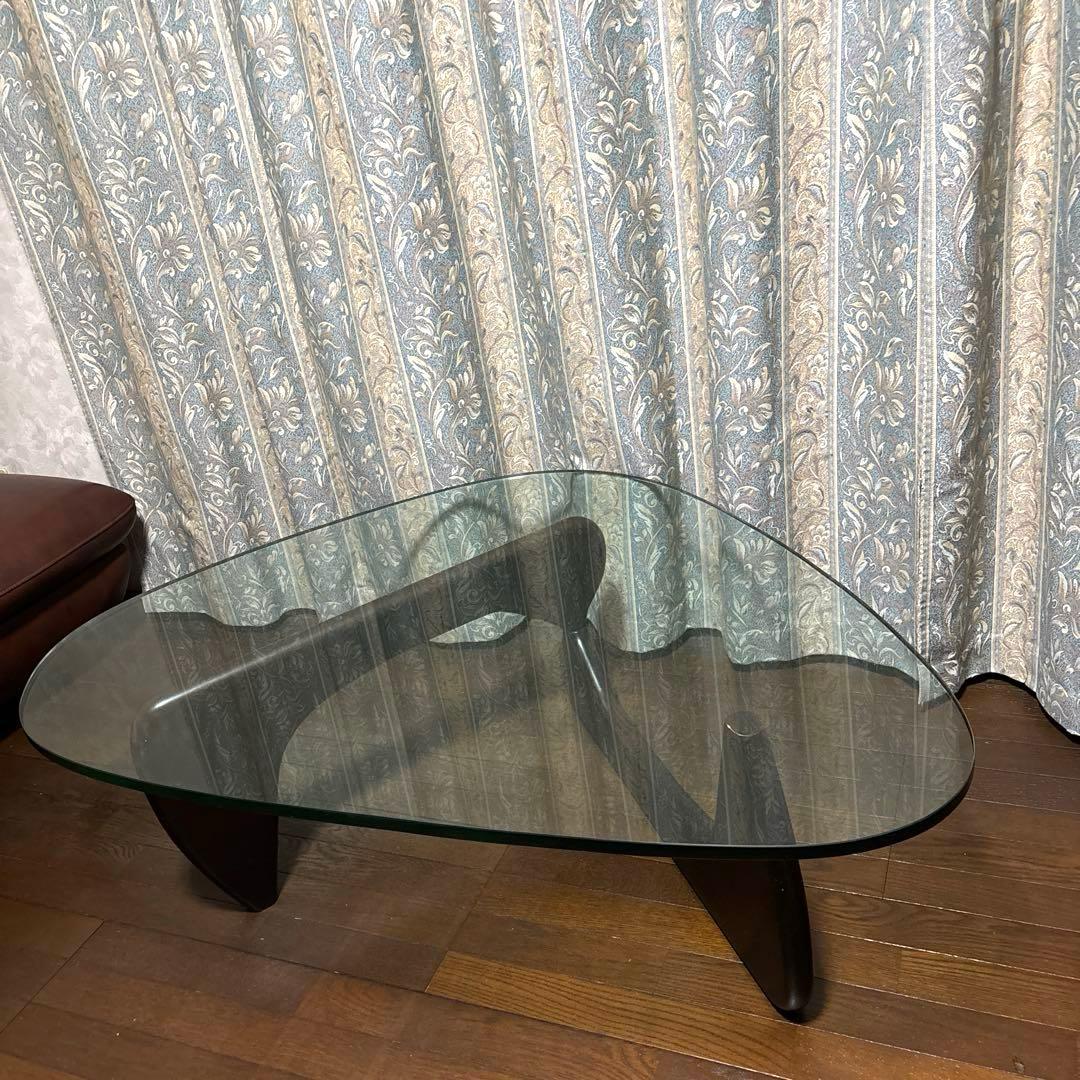 【美品】イサムノグチ コーヒーテーブル ガラス リプロダクト ※直接お渡しのみ
