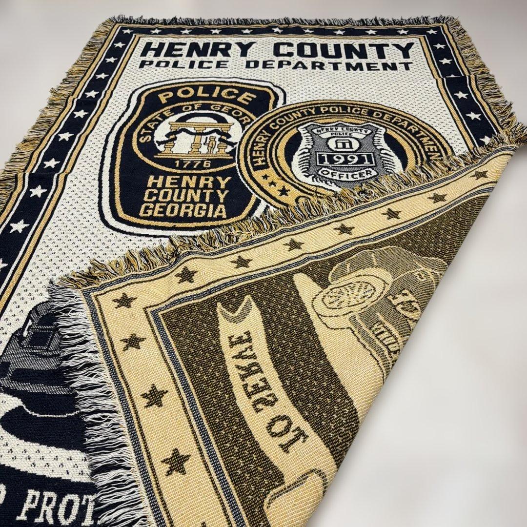 警察　ダッジ　マルチカバー　ソファカバー　ヴィンテージラグ　175x115