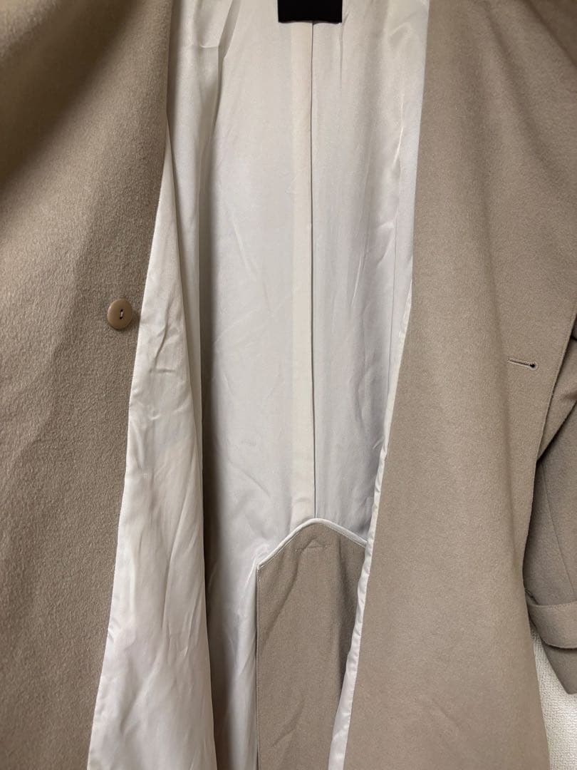 大特価！ anuans アニュアンス ウール ロング コート ベージュ