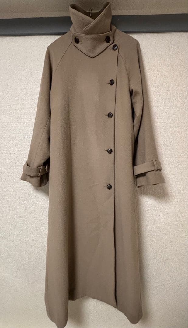 大特価！ anuans アニュアンス ウール ロング コート ベージュ
