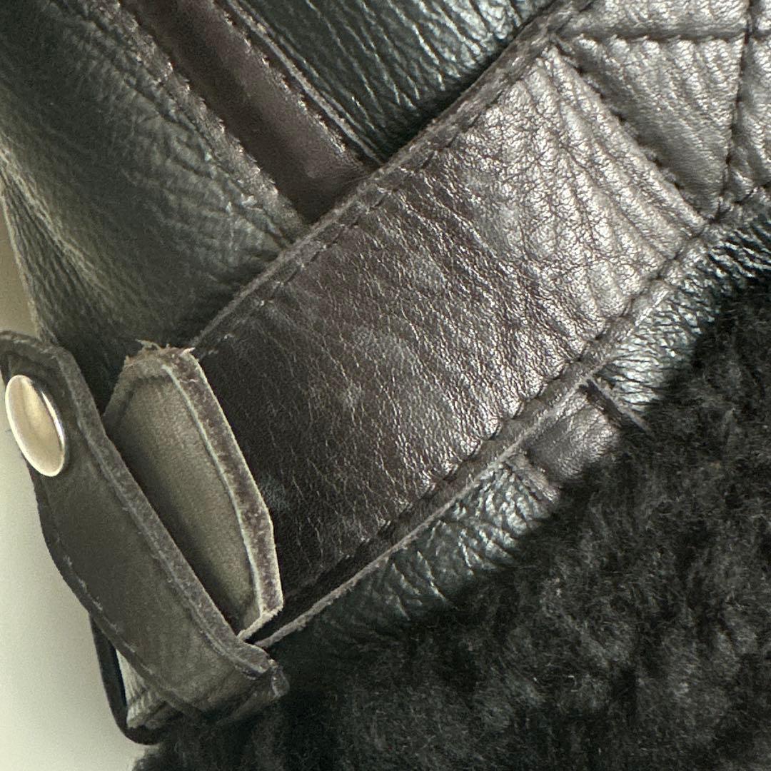 Acne Studios ムートンシアリングレザージャケット