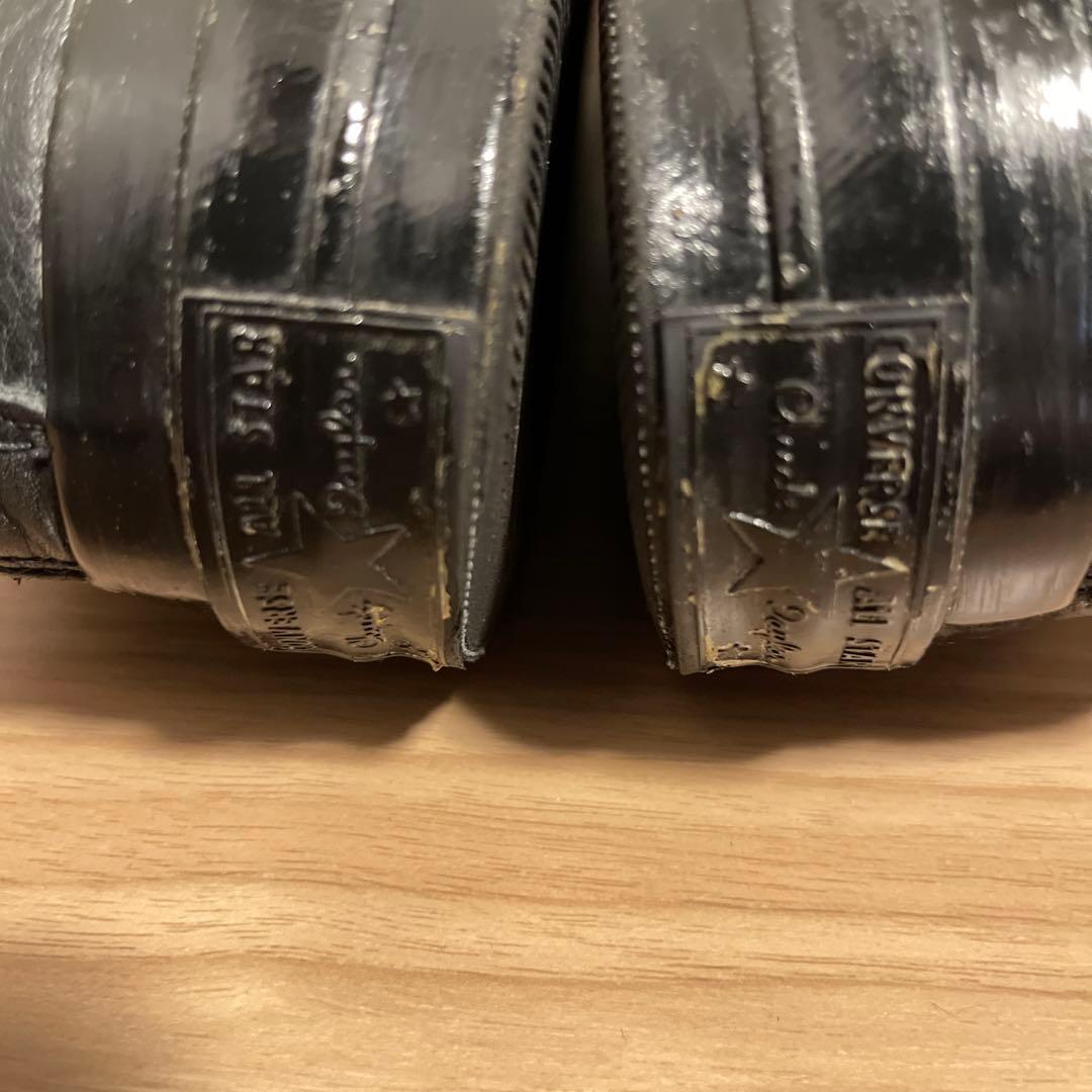 【良品】コンバース CT70 LEATHER BLACK LOW ブラック 28