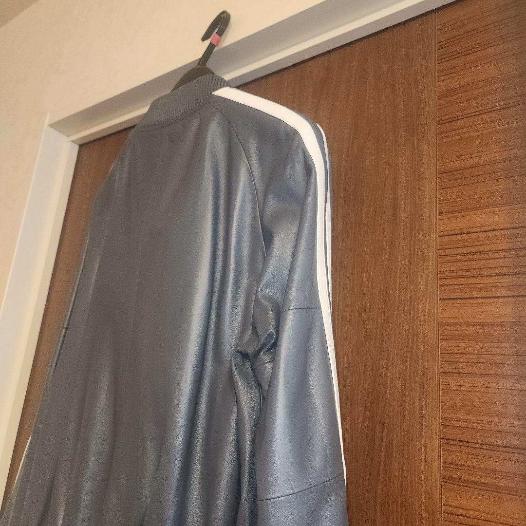 ダーマAnd　羊レザープルゾン　グレーLL