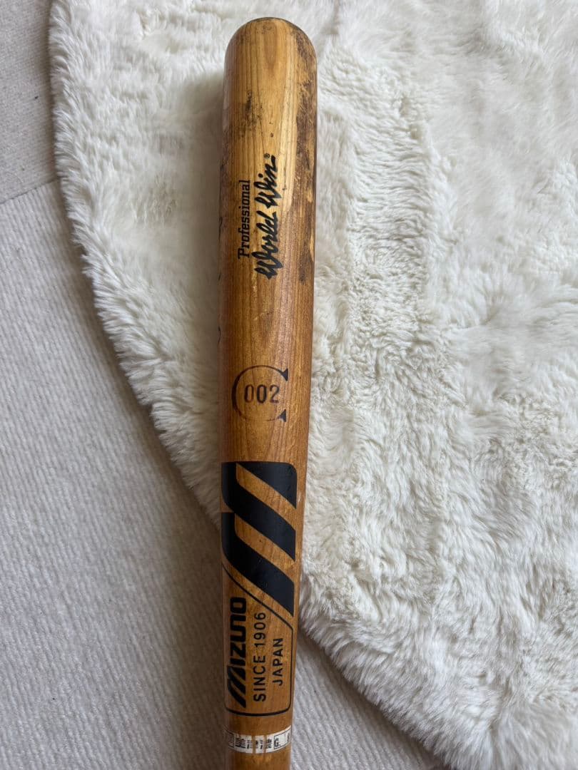 原辰徳　実使用サイン入りMizuno 木製バット