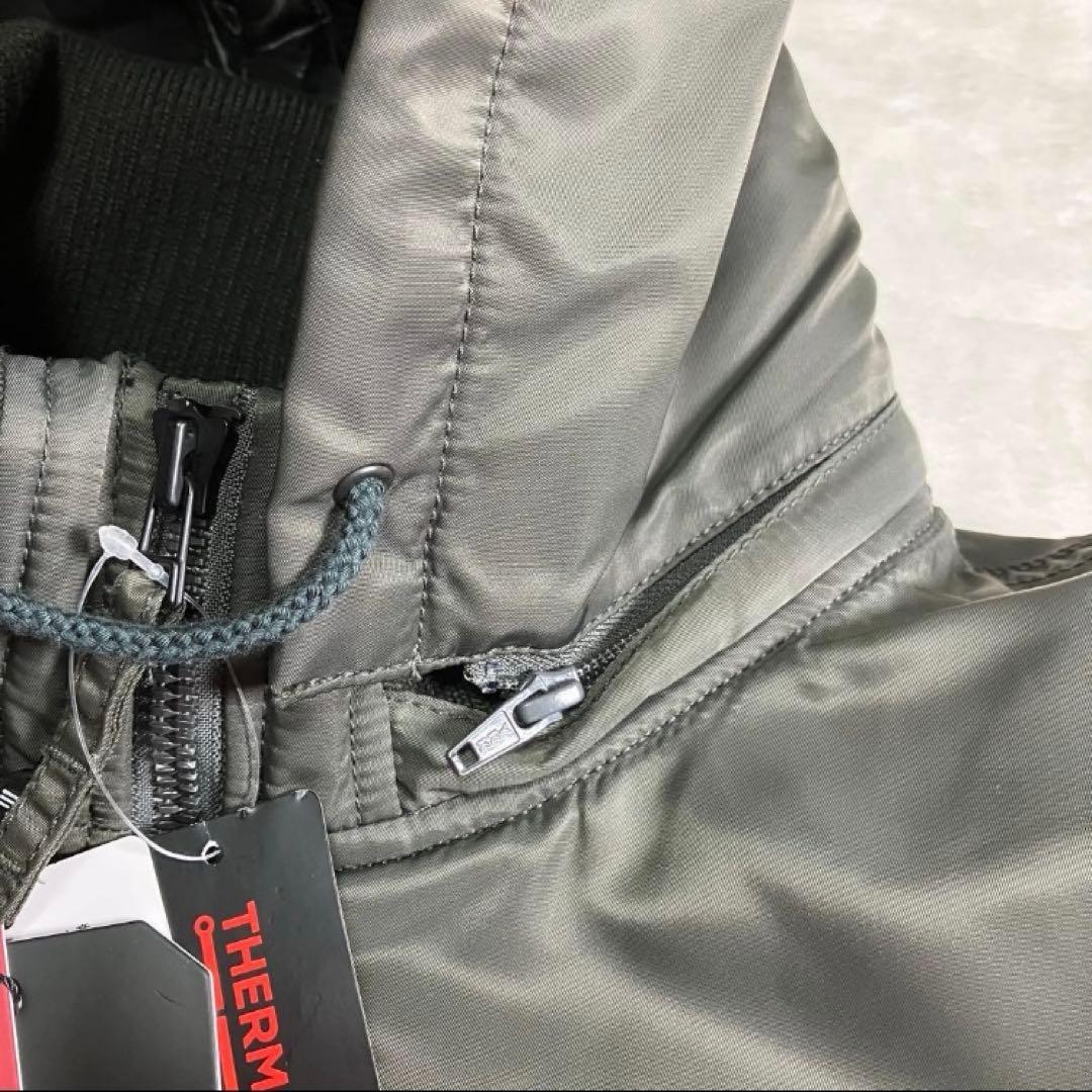 未使用XL✨アルファインダストリーズ✨MA-1 フライトジャケット　中綿　フード