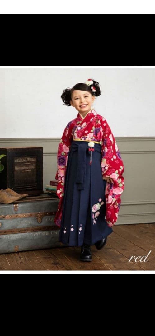 アリサナ　袴　卒園式　120 キッズ