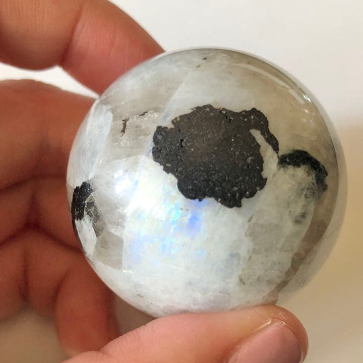 レインボームーンストーン スタンド付きA