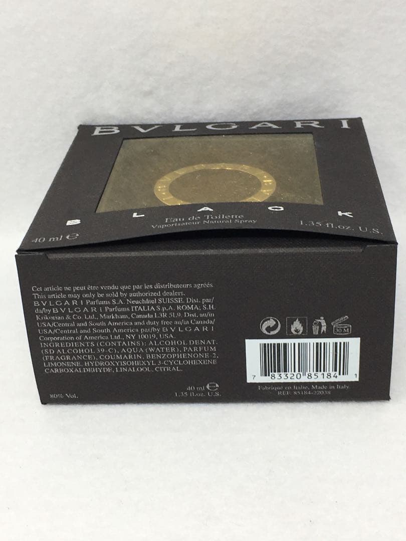 QY-695 ブルガリ ブラック オードトワレ 40ml