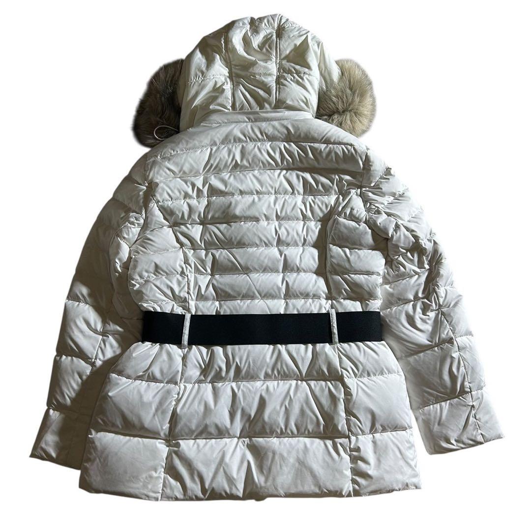 美品■LAUREN RALPH LAUREN ダウンコート　ファー　ホワイト　L