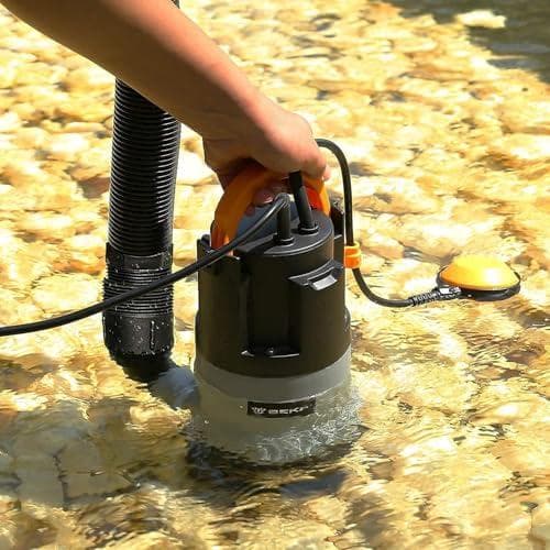 DEKO 水中ポンプ 400W 底部入水式 汚水 清水用ポンプ 吐出量 7500