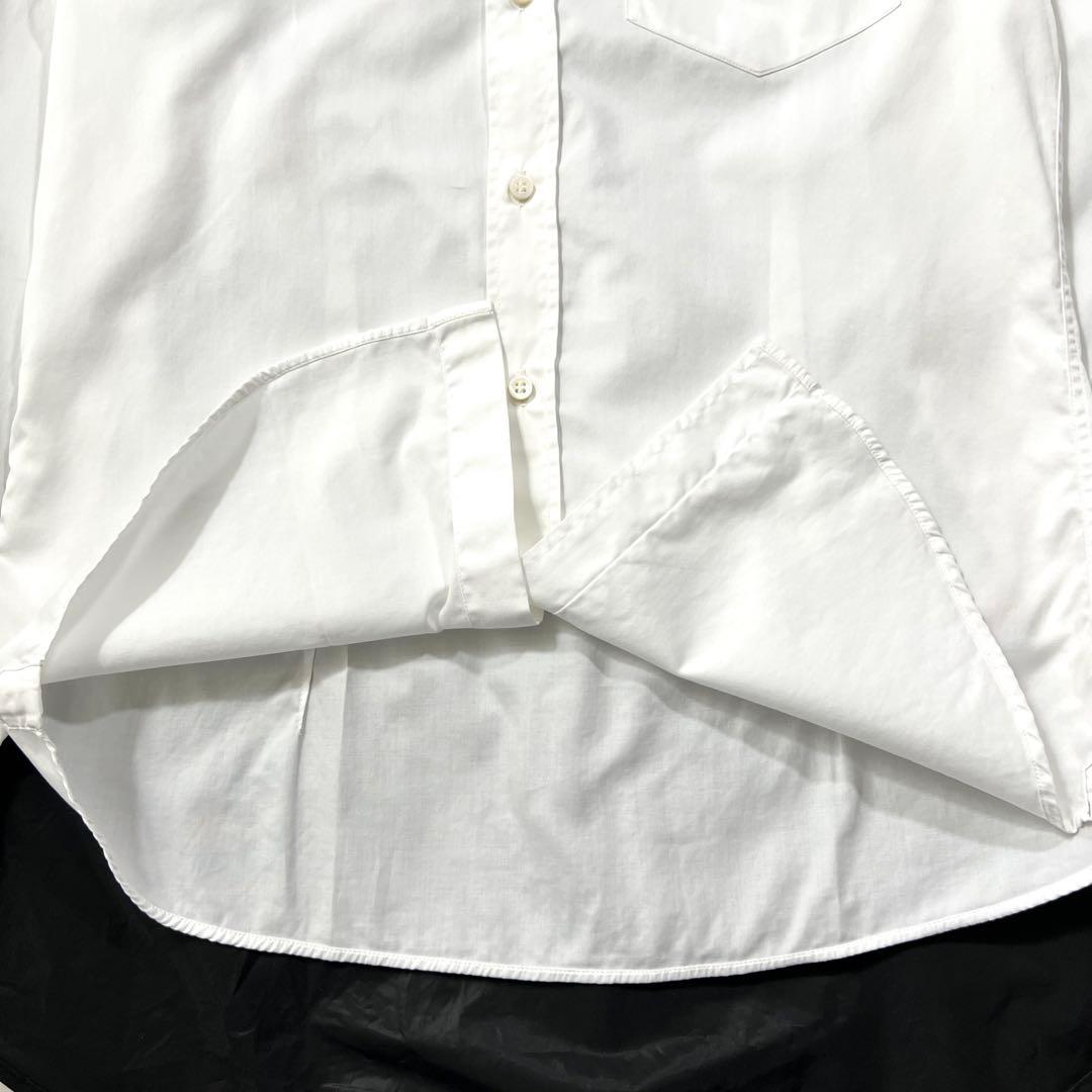 ブルネロクチネリ ボタンダウンシャツ 長袖 白 ホワイト SLIM FIT