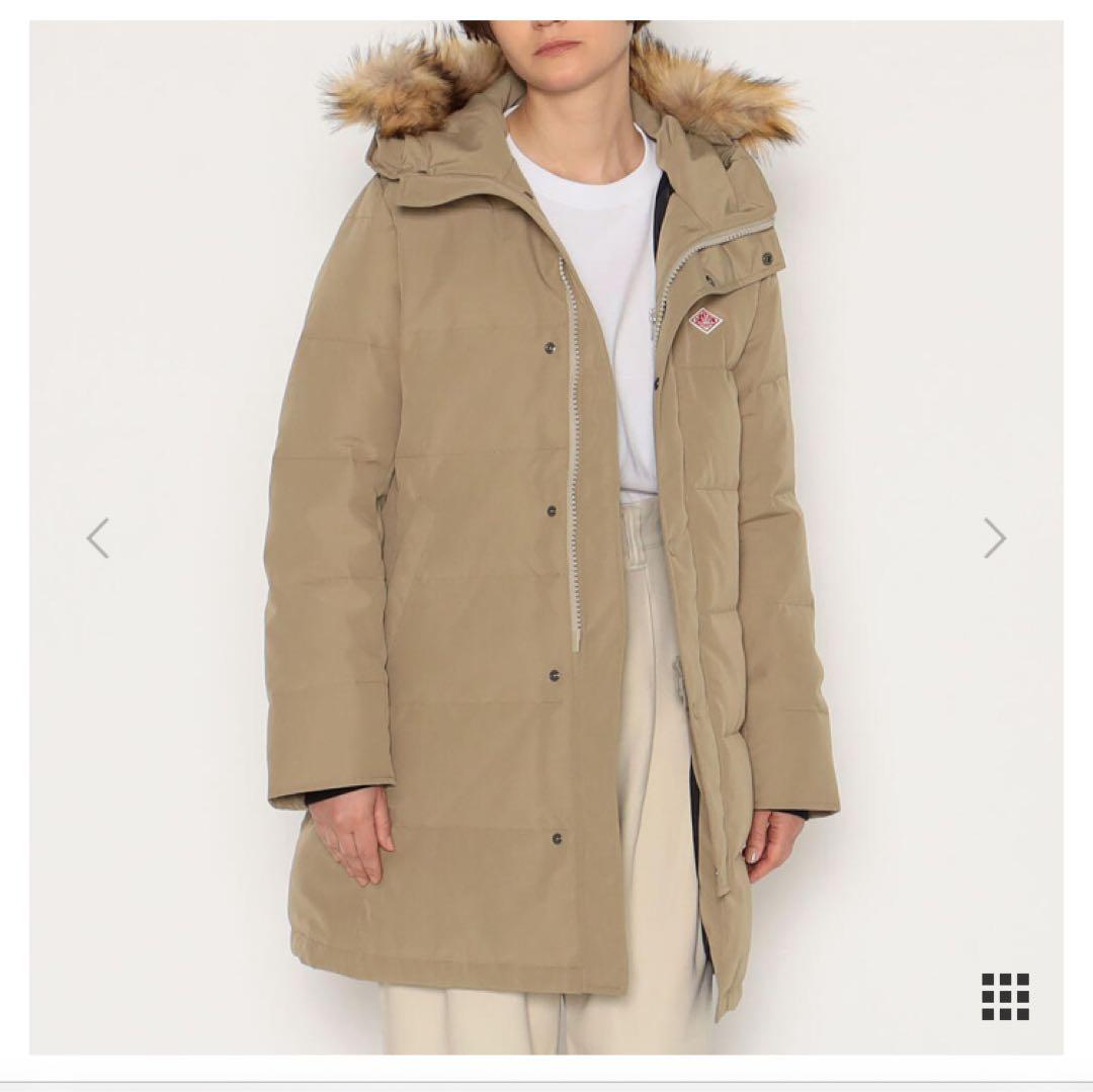 週末値下げ！！DANTON ダウンコート　Mサイズ　ベージュ　美品