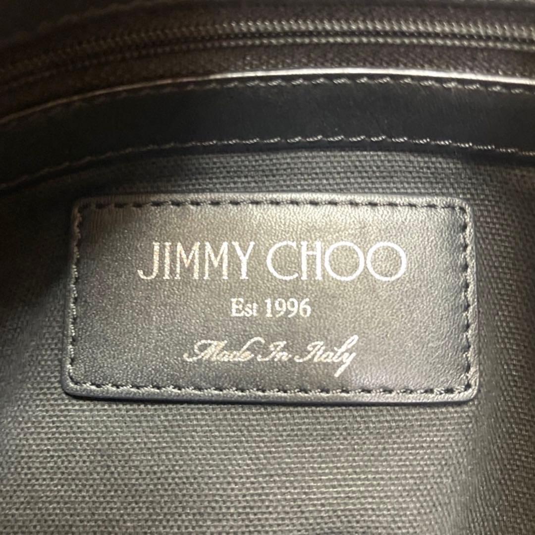 専用品JIMMY CHOO PIMLICO BLACK スタースタッズ トート