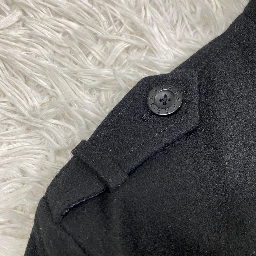 美品✨バーバリーブラックレーベル ステンカラーコート ノバチェック　黒　L