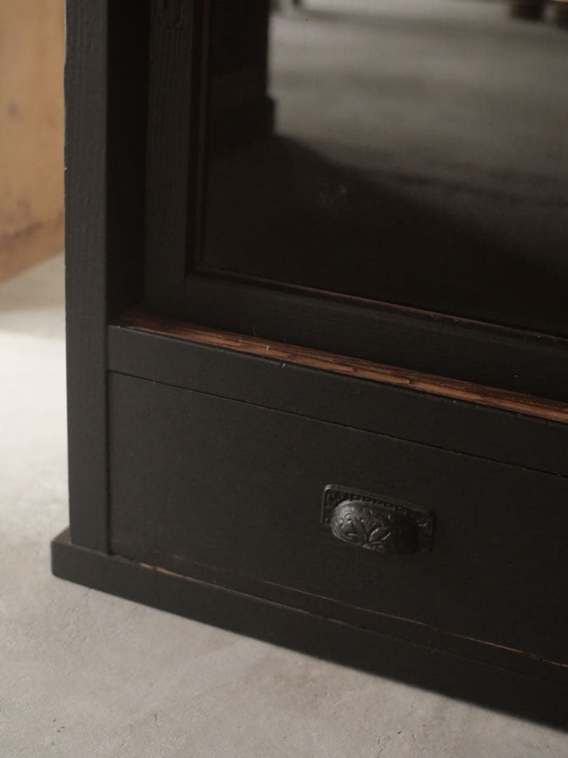 食器棚　棚　収納　器　食器　本　古家具　古道具　アンティーク　昭和レトロ