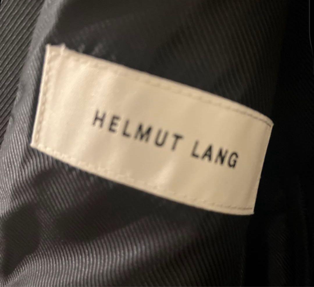 【美品】 HELMUT LANG ヘルムートラング ダブル ウール コート 黒