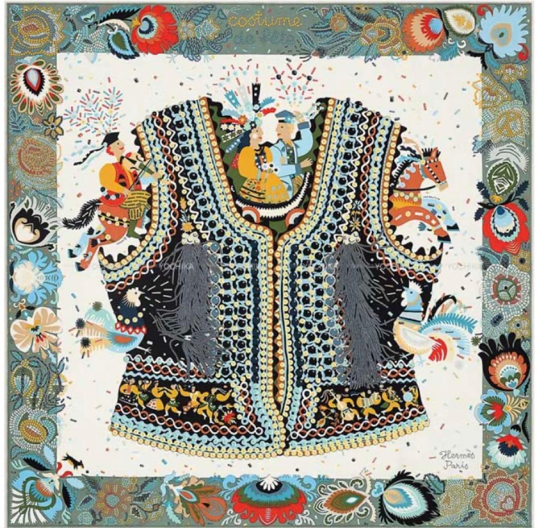 Hermes カレ Costume de Fete コスチュームドゥフェット