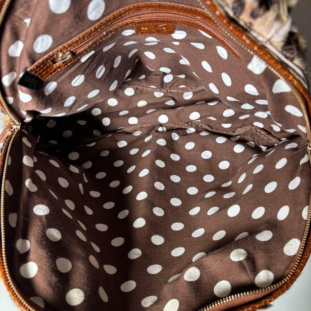 ✨️良品✨️muta ムータ 8バッグ ハラコ レザー ボストンバッグ