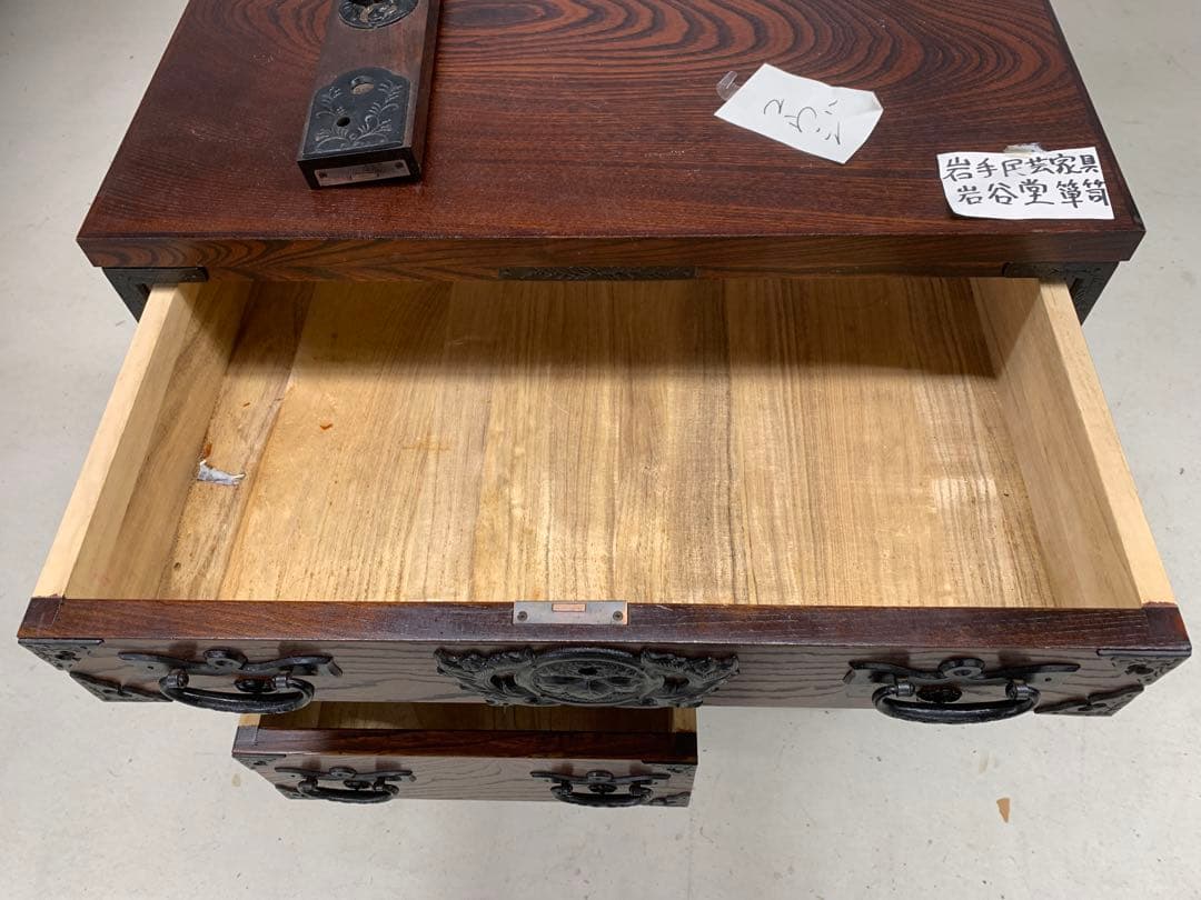 岩谷堂箪笥 小タンス 飾り棚 伝統工芸 アンティーク家具 古民具 古道具