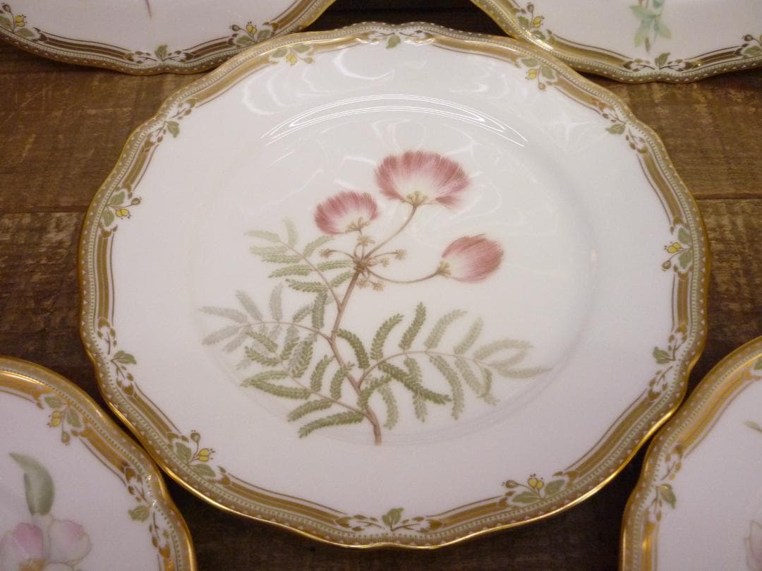 ヴィンテージ ノリタケ ガラコンテッサ 21㎝プレート 5枚 廃盤 S15459