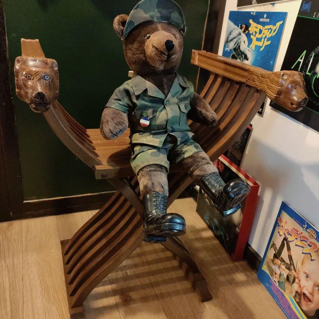 一点物！58000円購入！折りたたみチェア手作りインテリアアニマル 動物 犬トラ