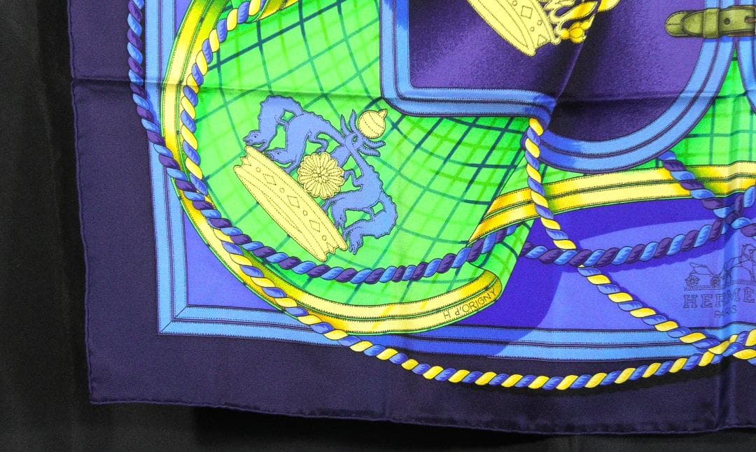 新品未使用品　HERMES エルメス　大判スカーフ　カレ90　 D532