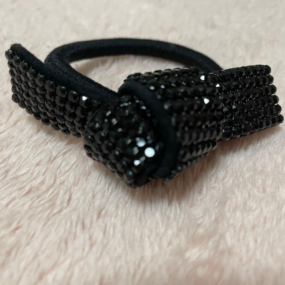 【Mimi】オードリー/ドレスポニー/ブラック/ゴム交換済み【美品】