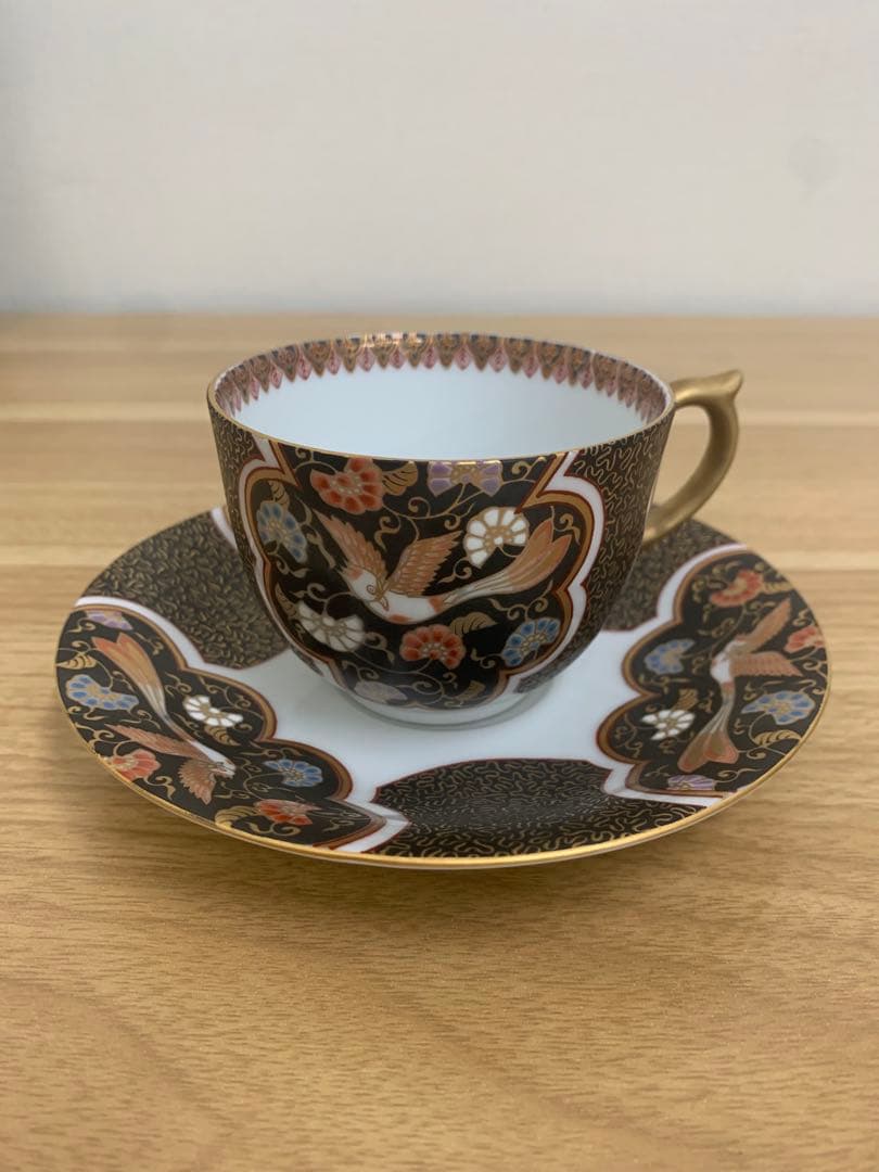 万国博覧会 明治伊万里 其泉 カップ&ソーサー 平皿