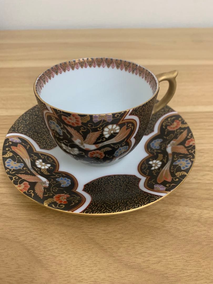 万国博覧会 明治伊万里 其泉 カップ&ソーサー 平皿