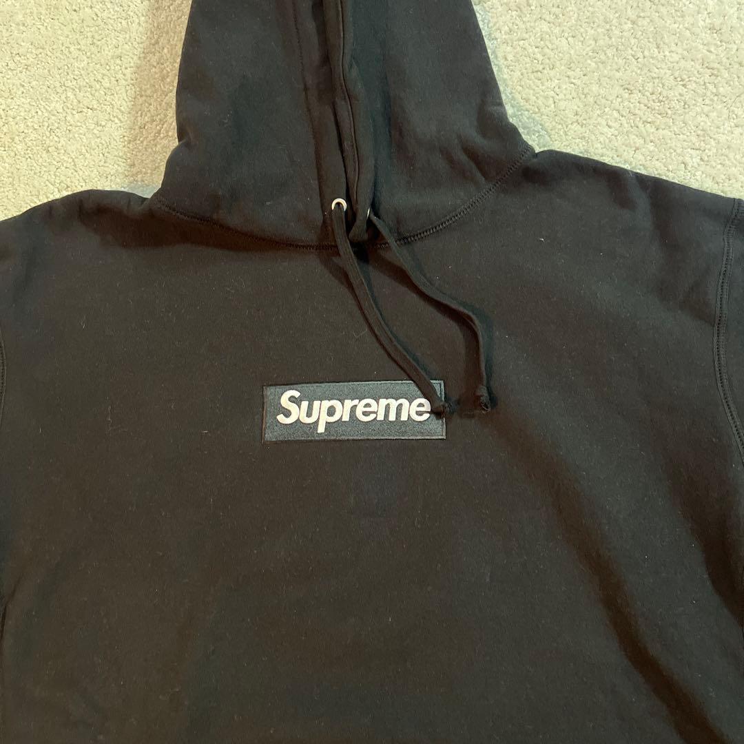 シュプリーム　SUPREME ボックスロゴパーカー2021FW ブラック
