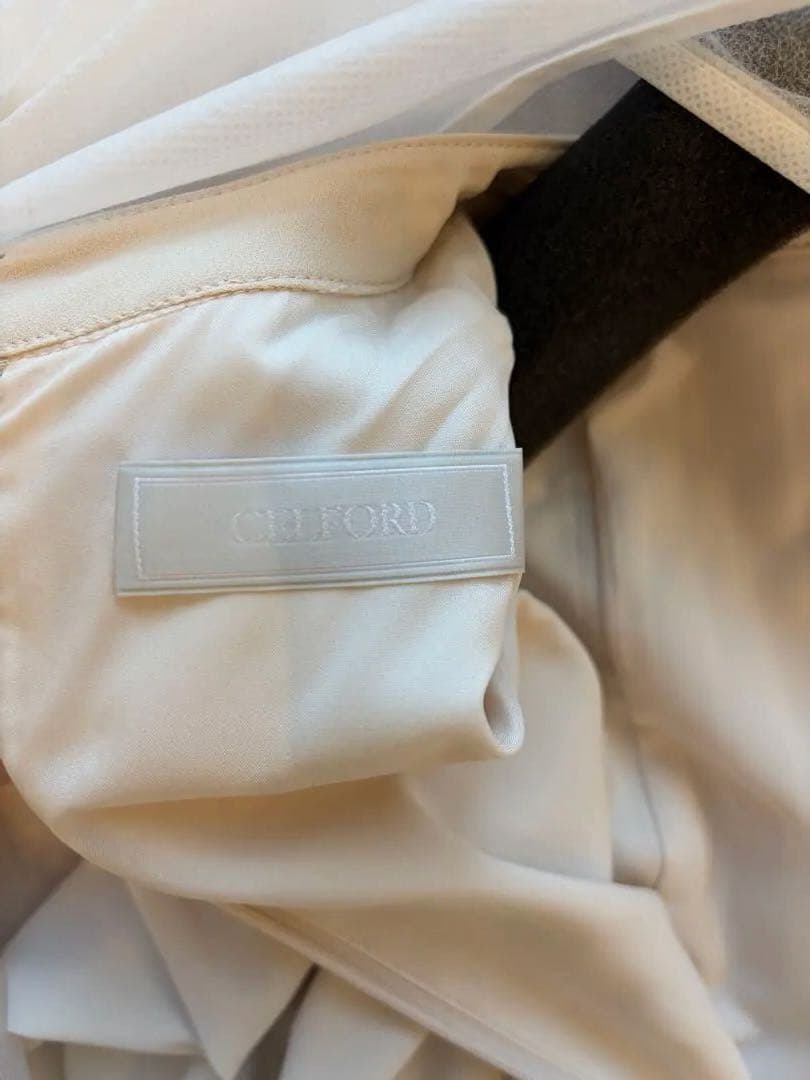 CELFORD ボウタイプリーツワンピース　36