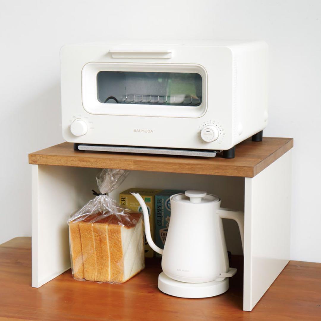 ブラック　キッチンラック　キッチン上ラック　木製ラック 幅60 ブラック