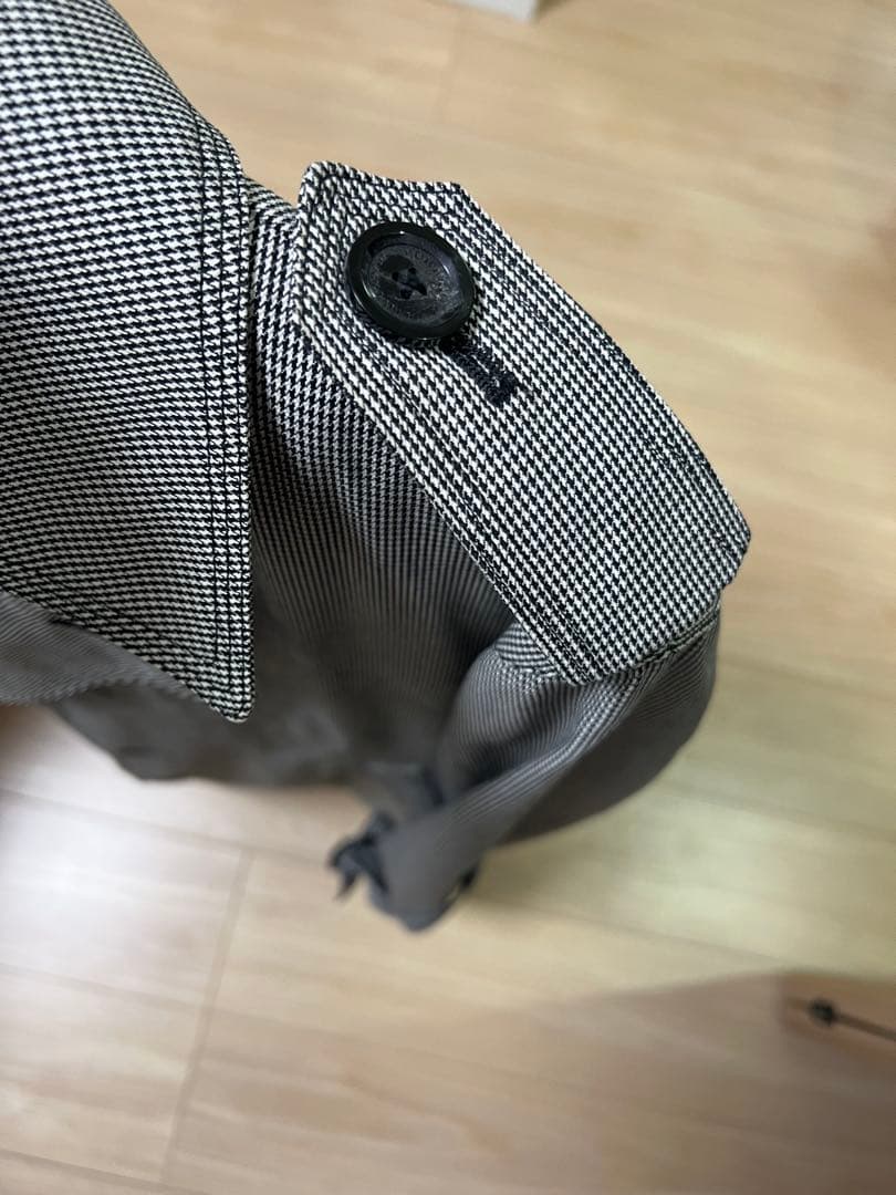 BURBERRY BLACK LABEL グレー トレンチコート Lサイズ