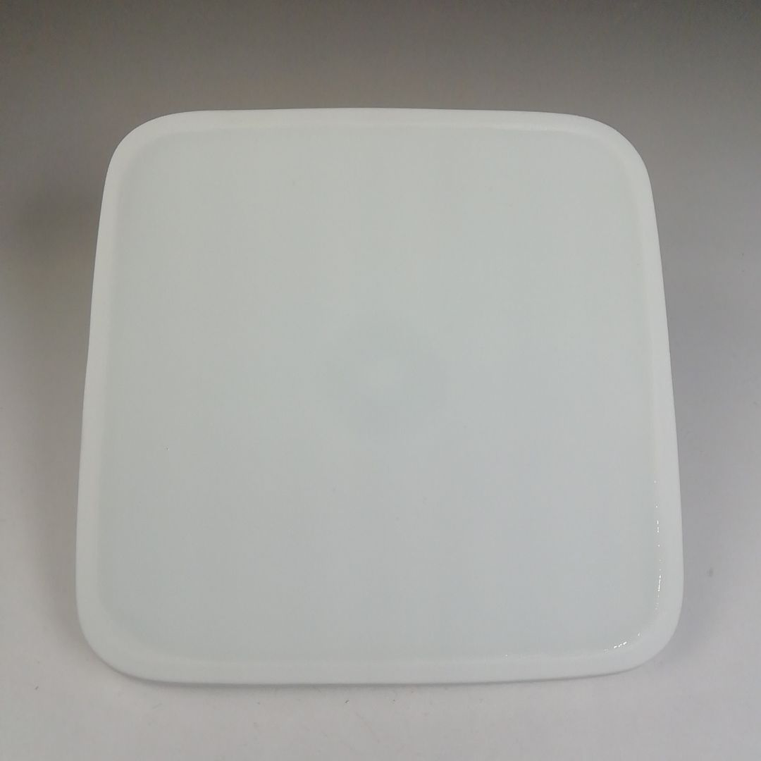 Ｔ７２１　水指　『白磁　染付　竹林』『四方水指』『横石喜助』　共箱　茶道具