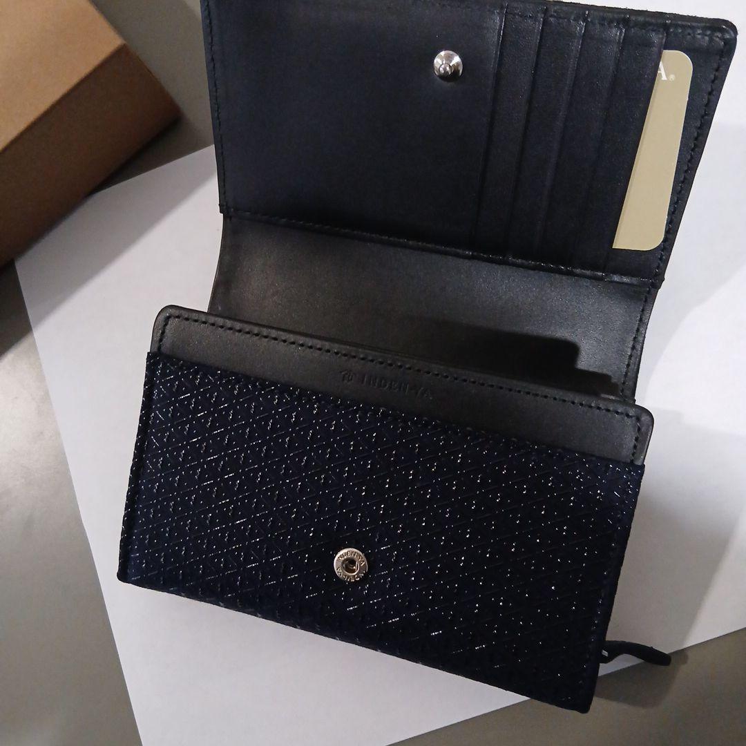 印伝　三つ折り財布 《新品未使用》