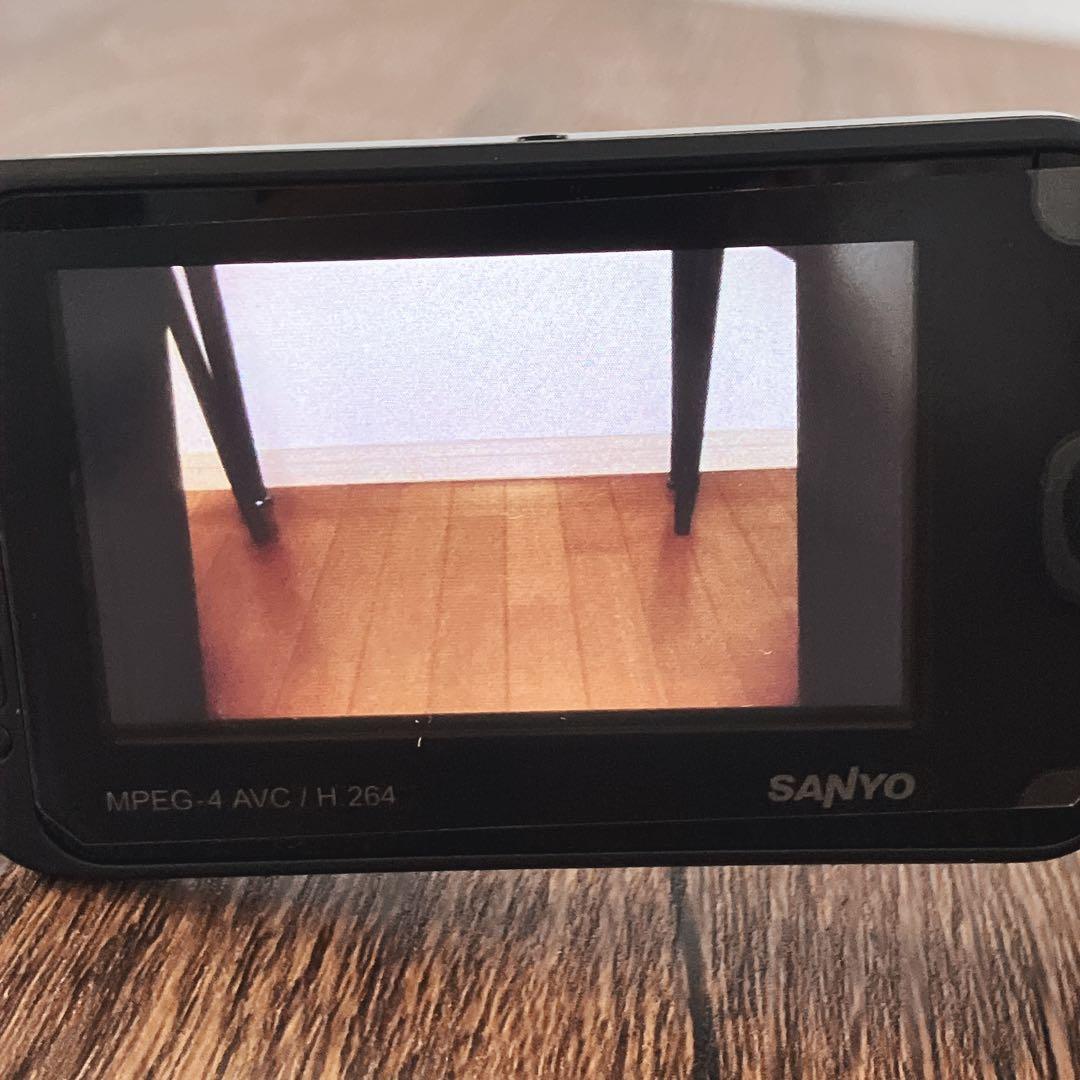 【動作品】SANYOデジタルムービーカメラXacti DMX-CA100ブラック