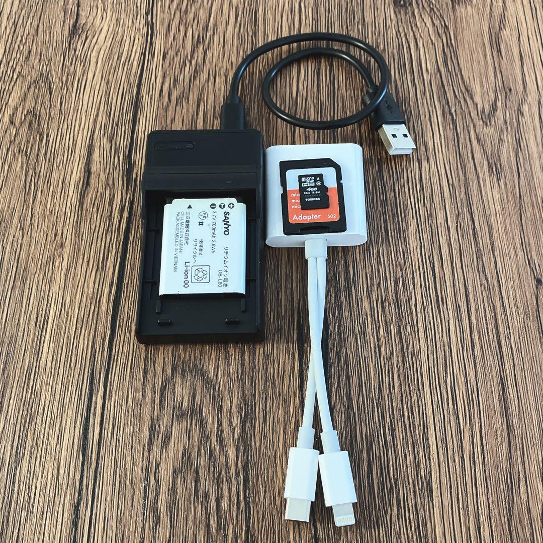 【動作品】SANYOデジタルムービーカメラXacti DMX-CA100ブラック