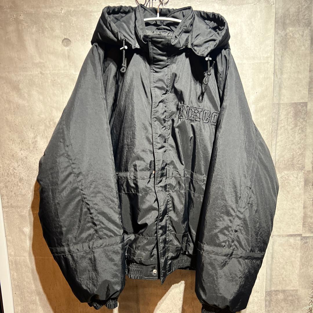 ネイバーフッドNEIGHBORHOOD 黒ブラックフード付きジャケット Lサイズ