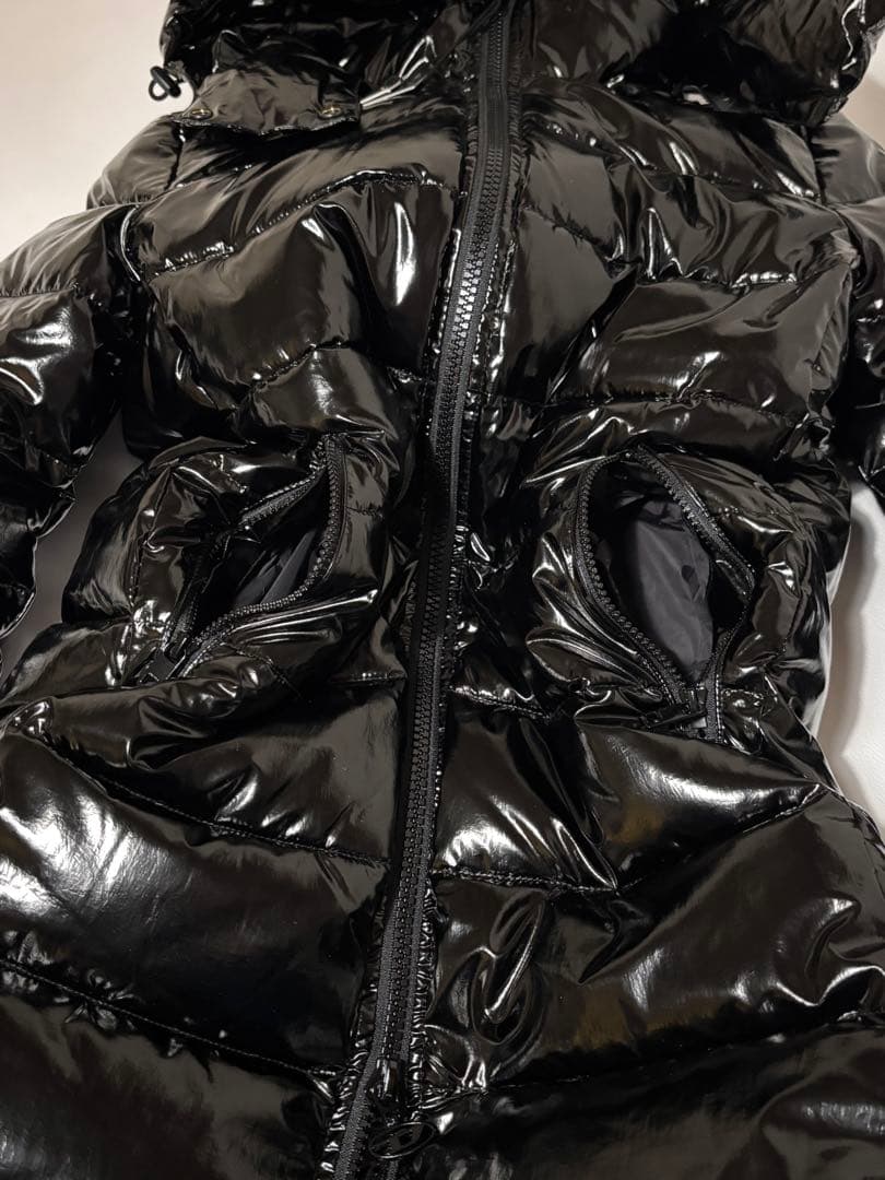 kana様用 新品 DIESEL シャイニー 中綿ジャケット 黒 Y2K