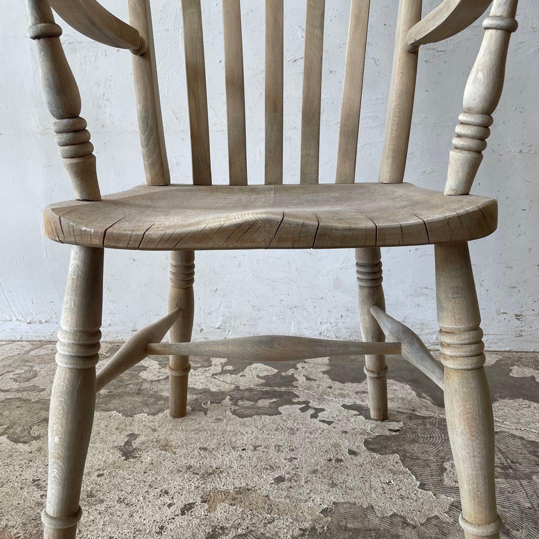 ビンテージ ハイバックアームチェア カフェ アームチェア 剥離