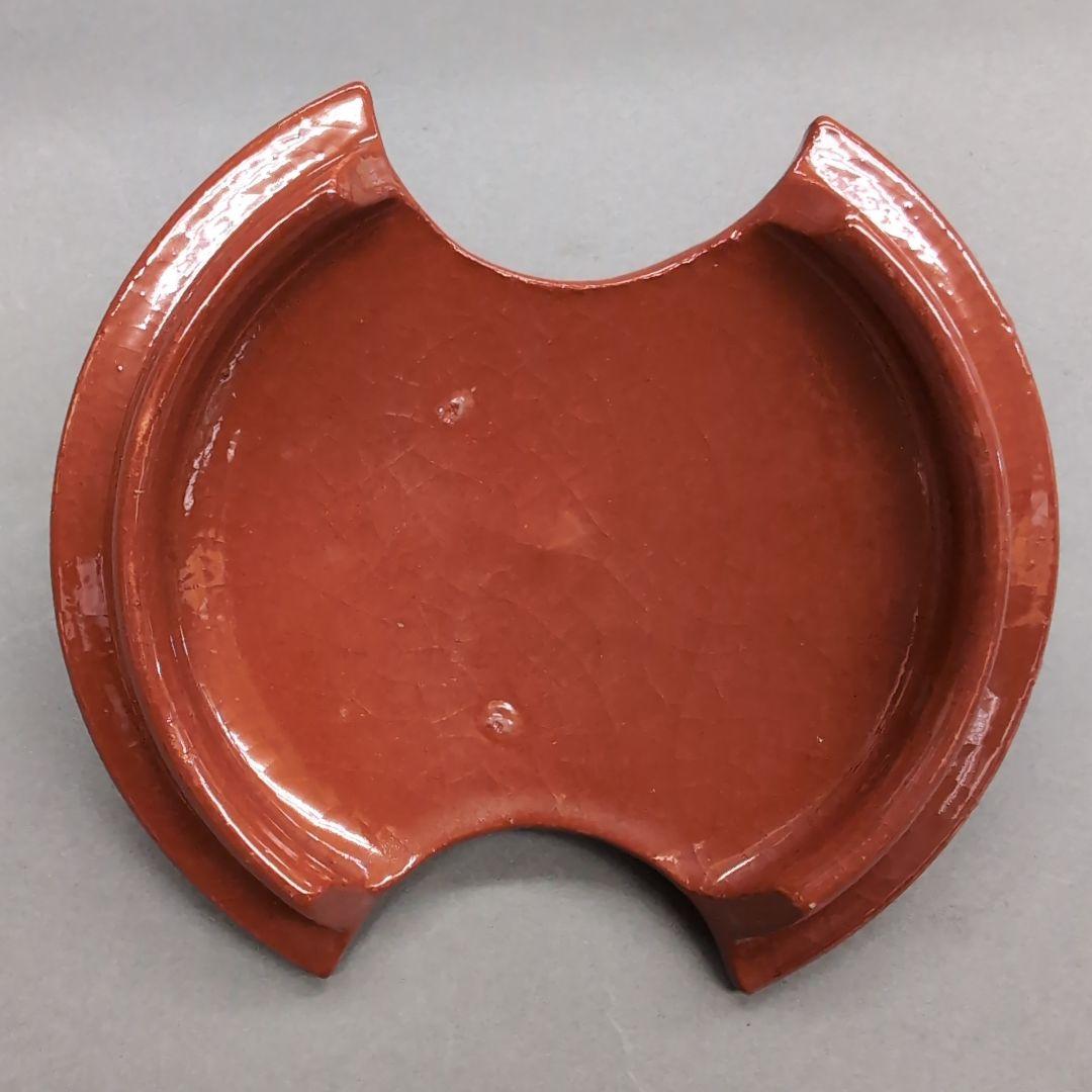 川崎和楽　赤楽　するめ瓦　茶道具